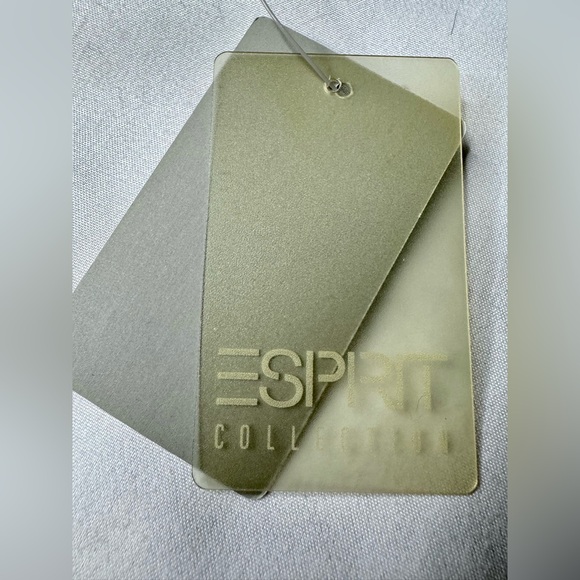 ESPRIT‎ NWT Vintage Angora Rabbit Fur Black Back V-neck Sweater 80s Medium - Picture 6 of 10